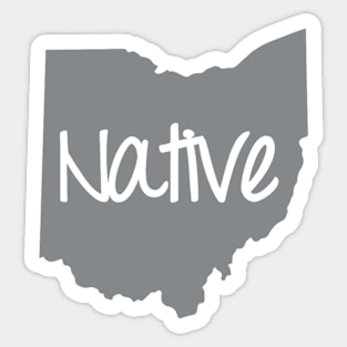 Ohio Native OH Pride Sticker